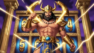 Gates of Olympus Slot von Pragmatic Play - Zeus mit goldenen Blitzen, RTP 96.5% bei BillionaireSpin
